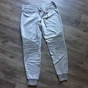 Steve Madden Women's Gray Moto Joggers